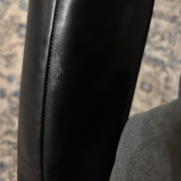 Nasty Gal Black Lace-Up Chunky Knee-High Boots - Picture 9 of 10